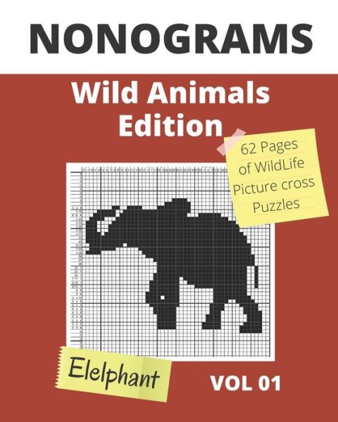 Cover for Happy Bottlerz · NONOGRAMS, Wild Animals Edition (Paperback Book) (2020)