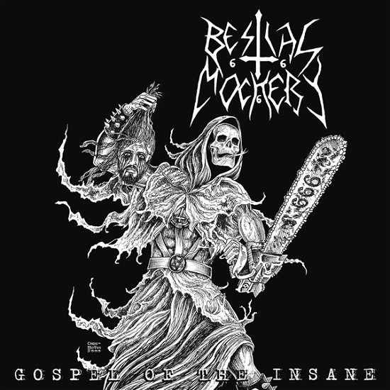 Cover for Bestial Mockery · Gospel of the Insane (LP) (2020)