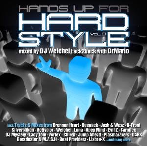 Cover for Hardstyle Hands Up for 3 / Various (CD) (2008)
