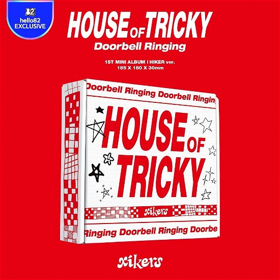 Cover for XIKERS · House Of Tricky : Doorbell Ringing (1st Mini Album) (CD/Merch) [Hello82 Exclusive edition] [Hiker Version] (2023)