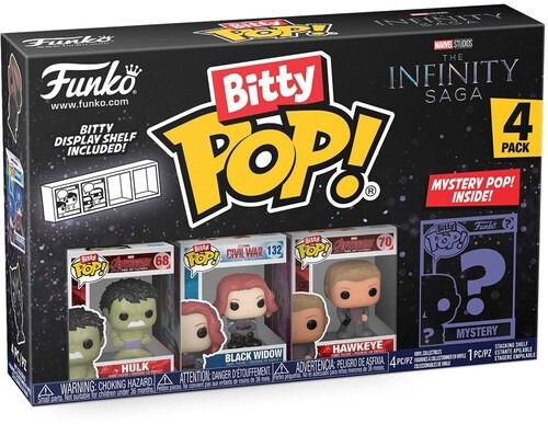 Marvel- Hulk 4pk - Funko Bitty Pop!: - Produtos - Funko - 0889698715041 - 15 de agosto de 2023