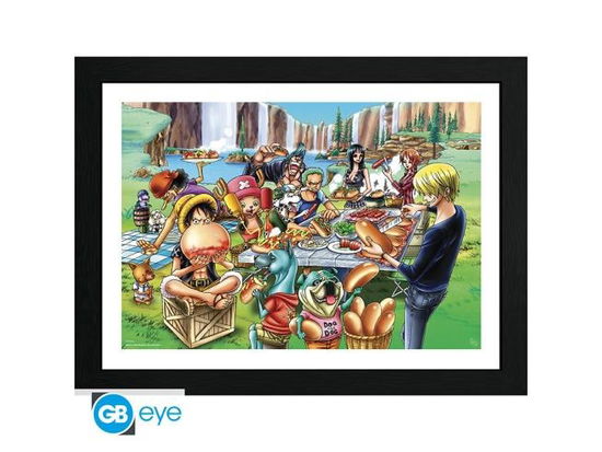 ONE PIECE - Framed print Hot-Dog Party (30x40) x - One Piece - Merchandise -  - 3665361142041 - 