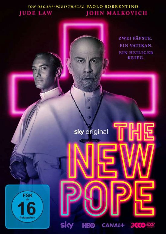 Cover for Law,jude / Malkovich,john / Orlando,silvio/+ · The New Pope (DVD) (2021)
