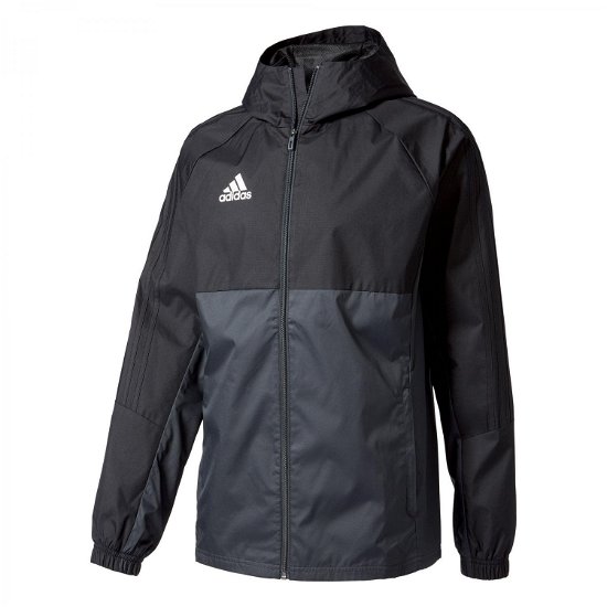 Cover for Adidas Tiro 17 Rain Jacket Small BlackWhite Sportswear (Kläder)