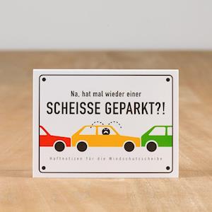 Cover for Revier Souvenir · SCHEISSE GEPARKT - Haftnotizen für die Windschutzscheibe (Papperier)