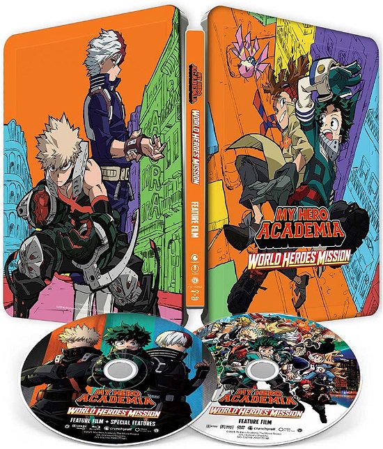 Cover for Anime · My Hero Academia - World Heroes Mission (Blu-ray) [Limited Steelbook edition] (2022)