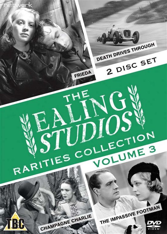 Cover for Ealing Collection Vol 03 · Ealing Studios Rarities Collection The  Volume Three Death Drives Through Impassive Footman Frieda Cage Of Gold (DVD) (2013)