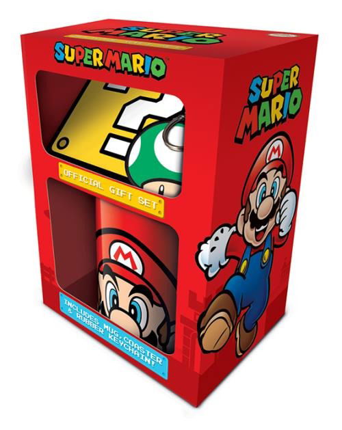 Nintendo  Super Mario Mario version mug gift set Merch - Nintendo  Super Mario Mario version mug gift set Merch - Produtos - PYRAMID - 5050293852041 - 1 de outubro de 2018