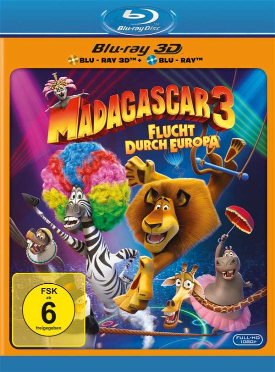 Madagascar 3-flucht Durch Europa (Blu-ray 3d... - Keine Informationen - Filmes - UNIVERSAL PICTURE - 5053083148041 - 1 de março de 2018