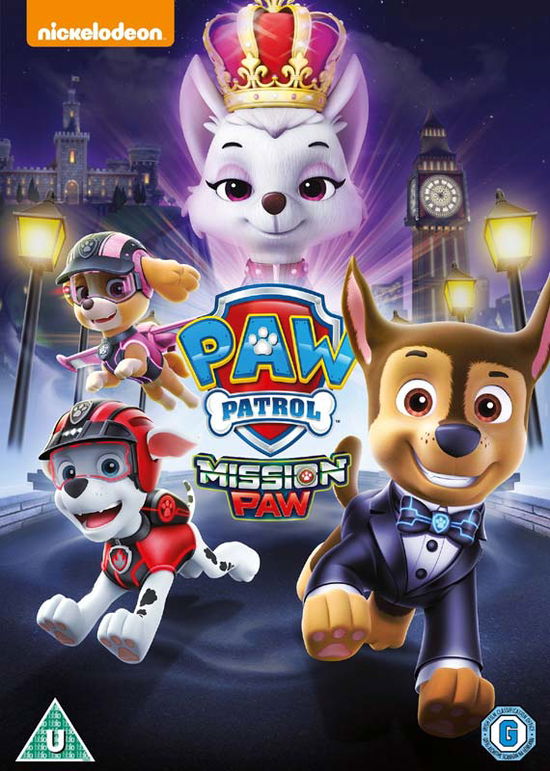 Cover for Paw Patrol  Mission Paw · Paw Patrol: Mission Paw (DVD) (2018)