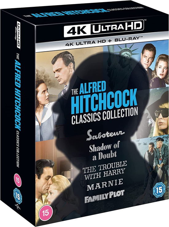 Cover for Alfred Hitchcock · Alfred Hitchcock Classic Collection Vol. 2 (5 Films) (4K UHD + Blu-ray) (2022)