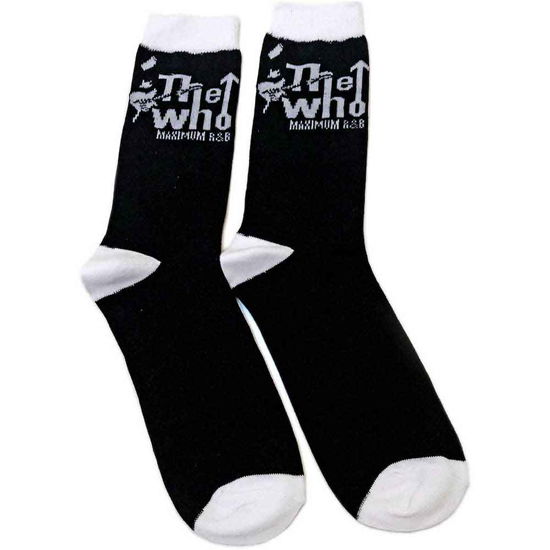 Cover for The Who · The Who Unisex Ankle Socks: Maximum R&amp;B (UK Size 7 - 11) (CLOTHES) [size M] [Black - Unisex edition]