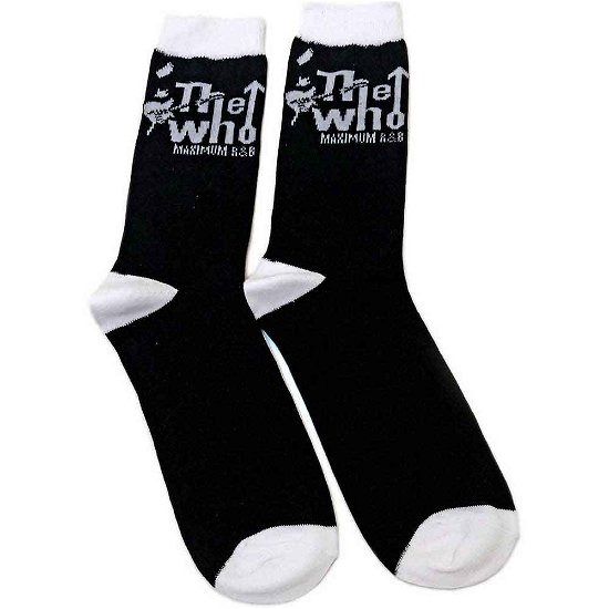 The Who Unisex Ankle Socks: Maximum R&B (UK Size 7 - 11) - The Who - Merchandise - WHO - 5056170674041 - 