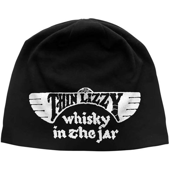 Thin Lizzy Unisex Beanie Hat: Whisky In The Jar JD Print - Thin Lizzy - Koopwaar -  - 5056365720041 - 