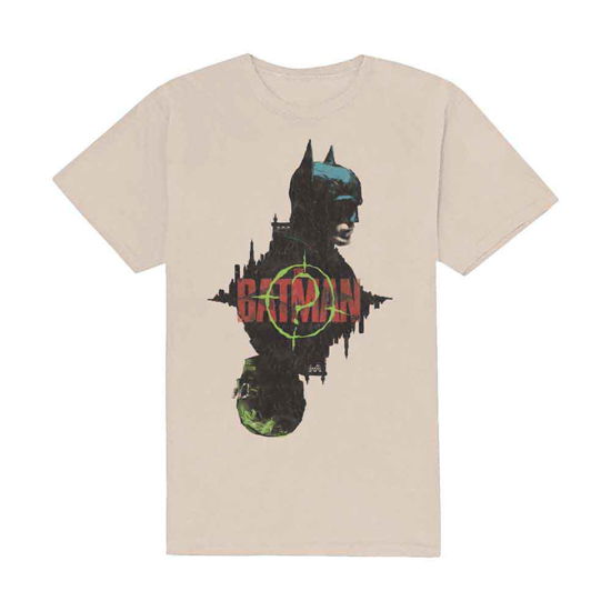 Cover for DC Comics · DC Comics Unisex T-Shirt: The Batman Question Mark Bat (Natural) (T-shirt) [size S] (2021)