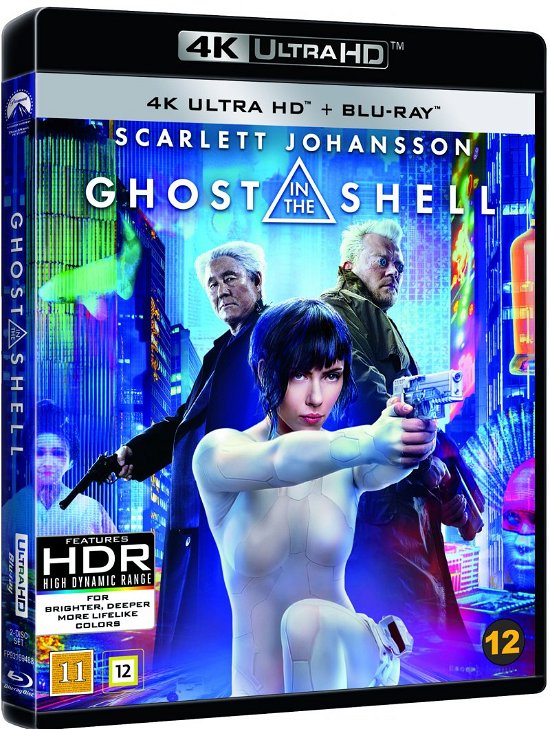 Cover for Scarlett Johansson / Takeshi Kitano / Pilou Asbæk · Ghost in the Shell (4K UHD + Blu-ray) [4K edition] (2017)