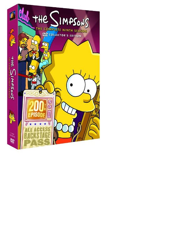 Cover for Simpsons The · Season 09 (DVD) (2010)