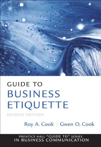 Guide to Business Etiquette - Gwen Cook - Livres - Pearson Education (US) - 9780137075041 - 15 juillet 2010