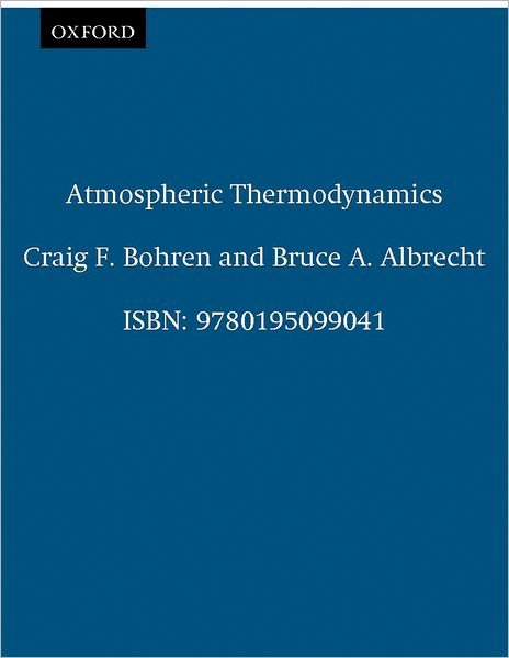 Cover for Craig F. Bohren · Atmospheric Thermodynamics (Hardcover Book) (1998)