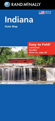 Cover for Rand Mcnally · Rand McNally Easy to Fold: Indiana State Laminated Map (Paperback Book) (2022)