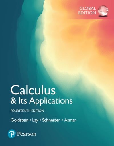 Cover for Larry Goldstein · Calculus &amp; Its Applications, Global Edition (Paperback Book) (2018)