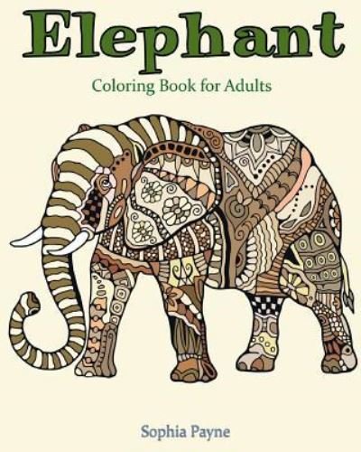 Cover for Adult Coloring Books · Elephant Coloring Book for Adults (Taschenbuch) (2017)