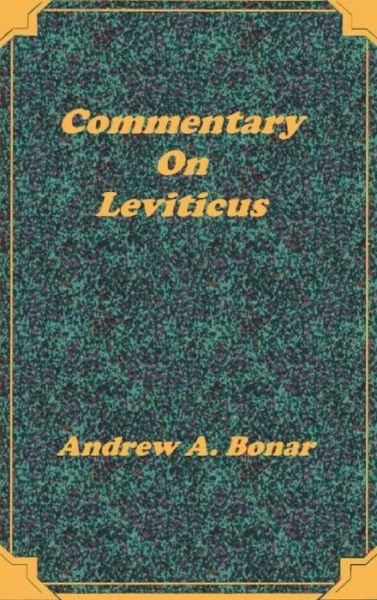 Cover for Andrew Alexander Bonar · Commentary on Leviticus (Hardcover Book) (2000)