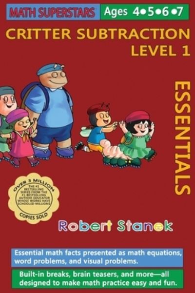 Cover for Robert Stanek · Math Superstars Subtraction Level 1, Library Hardcover Edition: Essential Math Facts for Ages 4 - 7 - Math Superstars (Hardcover Book) [5th Premium edition] (2021)