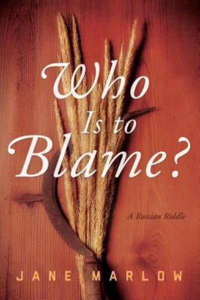 Cover for Jane Marlow · Who Is to Blame? (Paperback Book) (2016)