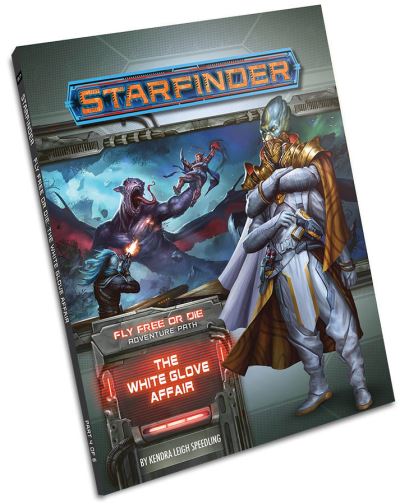 Cover for Kendra Leigh Speedling · Starfinder Adventure Path: The White Glove Affair (Fly Free or Die 4 of 6) - STARFINDER ADV PATH FLY FREE OR DIE (Paperback Book) (2021)