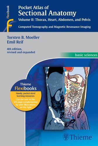 Cover for Torsten Bert Moeller · Pocket Atlas of Sectional Anatomy, Vol. II: Thorax, Heart, Abdomen and Pelvis: Computed Tomography and Magnetic Resonance Imaging (Pocketbok) (2013)