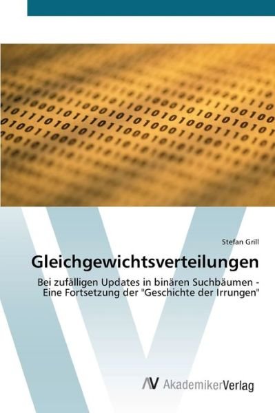 Cover for Grill · Gleichgewichtsverteilungen (Bok) (2012)