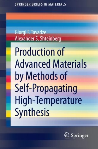 Cover for Giorgi F Tavadze · Production of Advanced Materials by Methods of Self-Propagating High-Temperature Synthesis - SpringerBriefs in Materials (Taschenbuch) [2013 edition] (2013)