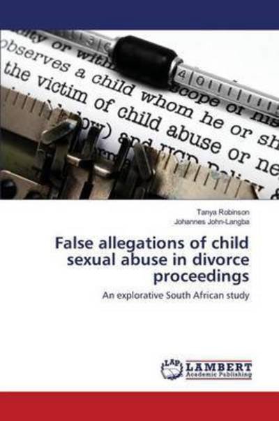 Cover for Robinson · False allegations of child sex (Book) (2016)