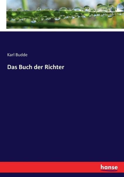 Cover for Budde · Das Buch der Richter (Buch) (2017)