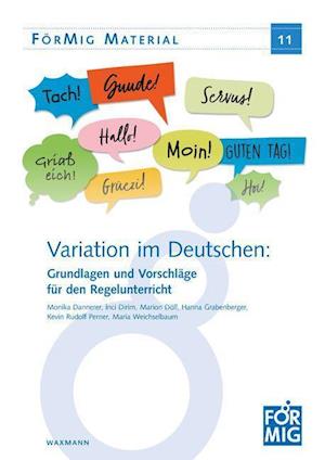 Cover for Monika Dannerer · Variation im Deutschen: Grundlagen und Vorschläge für den Regelunterricht (Paperback Book) (2021)