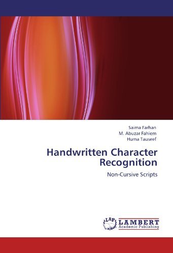 Cover for Huma Tauseef · Handwritten Character Recognition: Non-cursive Scripts (Paperback Bog) (2011)