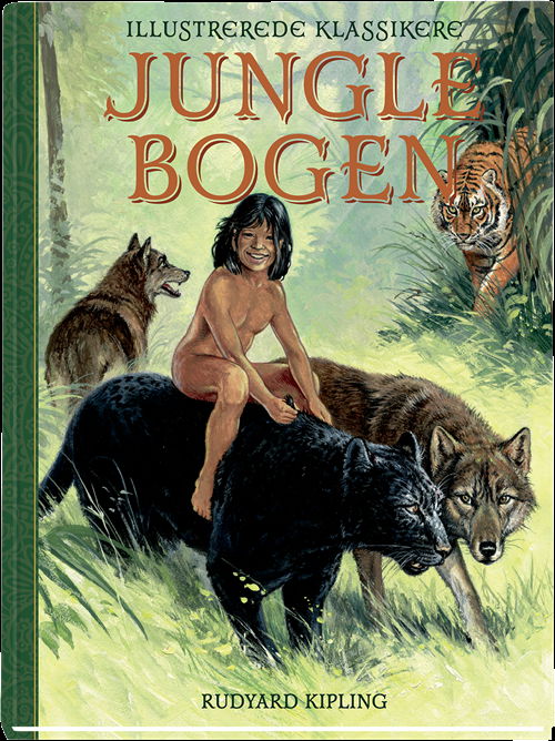 Cover for Rudyard Kipling · Junglebogen (Innbunden bok) [1. utgave] (2019)