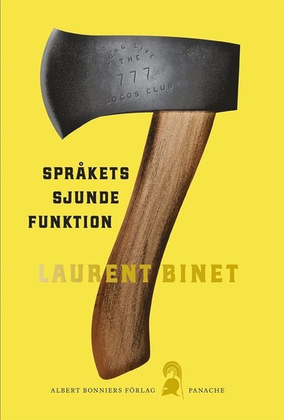 PANACHE: Språkets sjunde funktion - Laurent Binet - Books - Albert Bonniers Förlag - 9789100177041 - February 15, 2019