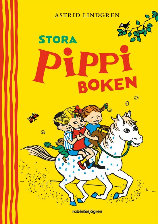 Cover for Astrid Lindgren · Stora Pippiboken (Innbunden bok) (2024)