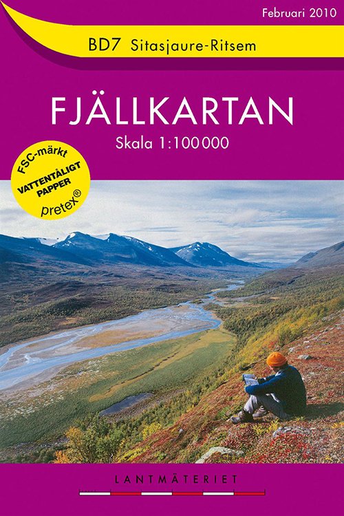 Cover for Lantmäteriet · Fjällkartan BD: Sitasjaure-Ritsem (Hardcover Book) (2010)
