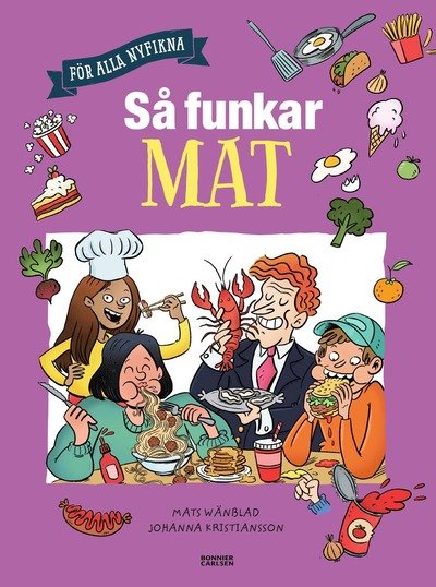 Cover for Mats Wänblad · Så funkar mat : - (Innbunden bok) (2024)