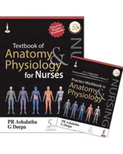 Cover for PR Ashalatha · Textbook of Anatomy &amp; Physiology for Nurses with Free Booklet (Paperback Book) [5 Revised edition] (2020)