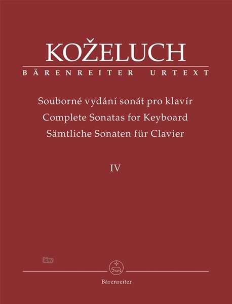 Cover for Kozeluch · Sämtl.Sonaten Clavier.5 BA9514 (Bok)