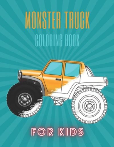 Cover for Karim El Ouaziry · Monster Truck Coloring Book (Paperback Book) (2020)