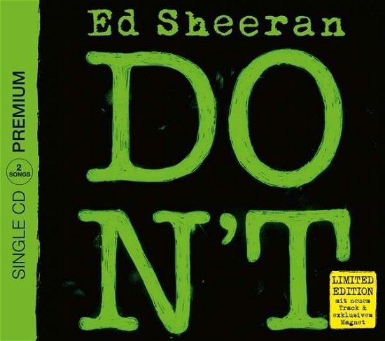Cover for Ed Sheeran · Don't (SCD) (2014)