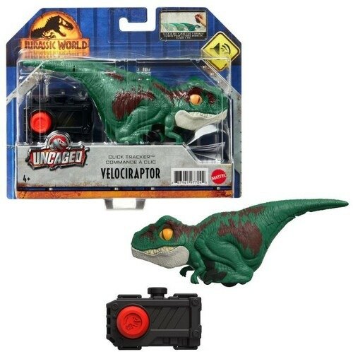 Jw3 Uncaged Click Tracker Velociraptor 2 - Jurassic World - Merchandise -  - 0887961977042 - July 22, 2022