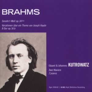 Werke Fuer Zwei Klaviere - Johannes Brahms - Musiikki - ORGANIK - 4021568200042 - perjantai 4. huhtikuuta 2014