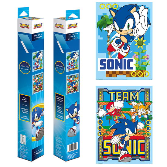 Cover for Sonic · SONIC - Green Hill - 2 Posters 52 x 38cm Set (Toys)