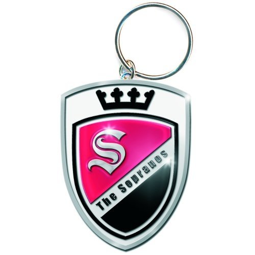The Sopranos Keychain: Crest Logo (Enamel In-Fill) - Sopranos - The - Gadżety - Rocket Licensing - 5055295319042 - 22 października 2014
